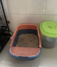 汪野君猫砂盆半封闭顶入猫厕防外溅幼猫成猫猫屎盆猫沙盆带猫砂铲大号 实拍图