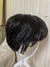 佰丝堂假发女短发全头套式短直发中老年妈妈整顶发套真发混丝（自然黑） 实拍图
