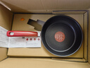 特福（Tefal）平底锅家用牛排不粘煎锅少油烟有钛煎饼锅电磁炉燃气灶通用24cm 实拍图