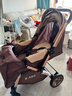 奔昂 婴儿推车可坐可躺轻便避震宝宝折叠婴儿车双向BB童车手推车 升级卡其+一键单手收+可坐躺+可双向推行+四轮高配 实拍图