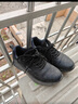 特步运动鞋男鞋跑鞋冬季皮面防水轻便减震健身休闲慢跑步鞋子男黑色 实拍图