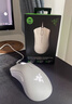 雷蛇（Razer）炼狱蝰蛇标准版有线鼠标 人体工学  电竞游戏 右手通用型 吃鸡/LOL/CS GO游戏鼠标 白色 实拍图
