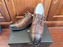 京东京造【万里行】男士三接头商务休闲正装鞋皮鞋婚鞋面试男棕43 实拍图