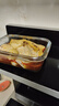 希乐扣Cilock玻璃饭盒上班族带饭 微波炉可加热餐盒便当盒大容量保鲜盒 三件套 实拍图