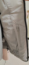 坦博尔轻薄羽绒服女短款翻领宽松舒适衬衫式女士外套330226D 夏云灰155 实拍图