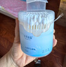 十月结晶婴儿双头棉签新生儿葫芦头细轴耳鼻清洁棒宝宝专用110支*3盒 实拍图
