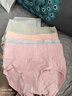 猫人女士高腰内裤女纯棉收腹收小肚子石墨烯抑菌裆高弹三角裤4条XL 实拍图