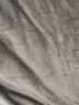 南极人（Nanjiren）冬季牛奶绒被套200x230cm单件被罩加厚珊瑚绒单人床上被单四件套 轻羽-高级灰【双面绒保暖】 单被套【加厚牛奶绒】 200cm*230cm 实拍图