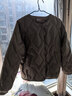雪中飞新款时尚百搭经典斜插大口袋防风袖口保暖女士短款羽绒服女 松木卡其|7467 XL /175/96A 实拍图