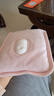 彩虹热水袋暖手宝充电暖宝宝暖水袋注水暖手袋热敷暖肚子 粉色 实拍图