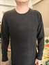 蕉内热皮302++保暖内衣男女士棉感套装7A抗菌秋衣秋裤抓绒加厚秋冬季 【男士】黑色 XL 实拍图