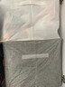 登比布艺收纳箱衣服棉被整理箱玩具衣物储物箱百纳箱 米色66L2只装 实拍图