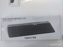 罗技（Logitech）时尚系列 K580 键盘 蓝牙键盘 办公键盘 无线键盘 便携超薄键盘 笔记本键盘 平板键盘 星空灰 实拍图