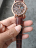 正品男士手表高档休闲石英表简约气质男表皮带高颜值罗马时尚腕表 咖啡色指挥官款 实拍图