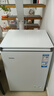 海尔（Haier）100L单温冰柜小型家用小冰柜商用减霜一级能效冷藏冷冻转换深冷冷柜小冰箱BC/BD-100GHW9D国家补贴 实拍图