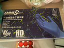 爱马斯（AMMEX）一次性手套丁腈100只大码餐饮加厚耐用实验室家务洗碗丁晴手套 实拍图