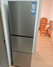 海尔（Haier）「真省电」217L三门小冰箱黑金净化一级能效风冷无霜星辉银BCD-217WGHC3E9S9国家补贴 实拍图