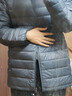 京东京造【air+零压排骨羽绒】轻薄羽绒服男外套冬90鸭绒立领 曜石黑L 实拍图