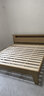 图柔【顺丰闪发】床实木床现代简约双人床主卧大床单人床出租床 单床+5CM床垫 1.8*2米 框架结构 实拍图