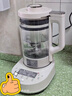 摩飞电器（Morphyrichards）柔音破壁机家用1.5L加热水豆分离免煮免泡豆浆机多功能预约定时榨汁机果汁机婴儿辅食机MR8202A白 实拍图
