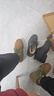 强人羊毛保暖男鞋 经典大头棉鞋 际华3515橡胶底劳保防寒棉短靴 黄 41 实拍图