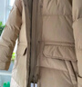 优衣库女装高级保暖羽绒长大衣/老爸评测外套夹克481014 32 深米色 XS /150/76A 实拍图