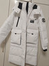 雪中飞服饰五折【店长推荐】秋冬新款女时尚保暖舒适女士羽绒服 白色-9426 L 170 实拍图