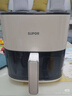 苏泊尔（SUPOR）空气炸锅不用翻面 家用 全自动 可视6L大容量 大功率 金属内腔 蒸汽嫩炸锅KJ60D808A 实拍图