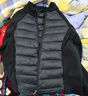 秋冬拼接运动棉衣瑜伽棉服女士新款立领修身户外保暖轻薄防风外套 黑色 2XL 120-133斤 晒单实拍图