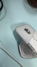 罗技（Logitech）大师系列 MX Master 4 高性能无线蓝牙鼠标  办公鼠标 静音鼠标  升级款 浅灰 带无线接收器 实拍图