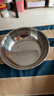 【不锈钢】和面盆厨房烘焙家用火锅盆洗菜打蛋汤锅盆醒面盆料理盆 32cm【热卖款】不锈钢 和面盆 实拍图