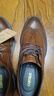 卡帝乐鳄鱼（CARTELO）皮鞋男士牛皮商务休闲正装结婚英伦布洛克雕花男鞋 6533 茶色 41  实拍图