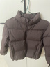 优衣库童装男童女童蓬松羽绒茄克外套夹克羽绒服478148 38 深褐色 130 实拍图
