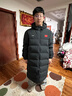 李宁荣耀系列长款羽绒服男女2025新款情侣连帽冬季鸭绒运动服 实拍图