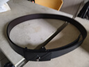 回力皮带男士自动扣无牙内穿腰带正品高档真牛皮商务简约裤带 实拍图