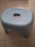 换鞋凳小凳子座椅小板凳可叠放加厚塑料凳高级感儿童学生寝室矮凳 天蓝色1个 实拍图