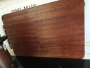 双枪乌金檀木整木菜板 百年龄砧板家用切菜案板抗菌实木菜板50*33*2.5 实拍图