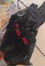5766 轮滑护具成人儿童头盔护具套装全套专业自行车安全帽滑板溜冰平衡护膝 黑红色头盔+牛头护具 S码 适合体重45-84斤 实拍图