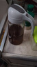 【京东物流配送】油壶自动开合油瓶厨房玻璃油罐醋壶酱油瓶防漏 自动开合油壶1个630ml 实拍图