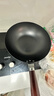 京严炒锅章丘款铁锅无涂层炒菜不粘锅家用精铁锅具燃气电磁炉用已开锅 【灶具通用】适合2-3人  赠盖铲  直径 30cm 百年工艺｜传统铁锅｜健康不沾 实拍图