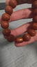 彩荷黄玛瑙红玛瑙黑玛瑙雕刻心经桶珠腰珠 金刚星月菩提佛珠手串隔珠三通DIY配饰 红玛瑙13*18mm 实拍图