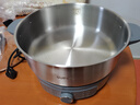 苏泊尔（SUPOR）0涂层不锈钢电火锅分体电煮锅 全钢速沸火锅专用锅家用多功能电热锅 6L涮肉锅多用途锅H60YK182 实拍图