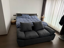 岁植小户型帆船布艺沙发政府补贴懒人沙发客厅2025新款直排三人位沙发 深灰色-亲肤绒布+乳胶颗粒坐垫 双人位1.8m【80cm宽】 实拍图