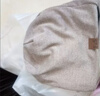 昙蓓漫老年人睡觉帽子女薄款奶奶不压发睡帽男士睡眠化疗光头晚上睡觉戴 FS字母【卡其色】 均码/无压感/舒适不勒头 实拍图