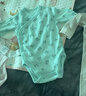优衣库婴幼儿宝宝包臀衣长袖1件装婴儿衣服连体包屁衣哈衣481862 53 草绿色 70cm 实拍图