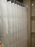 水星家纺浴帘防霉卫生间浴室折叠磁吸隔断帘高档淋浴防水布干湿分离单帘 实拍图
