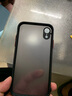 今舞 适用苹果x手机壳iphonexsmax硅胶软边防摔xr外壳全包半透明超薄磨砂男女款潮牌网红硬壳 XR 黑色 实拍图