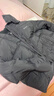 坦博尔羽绒服男女童短款可脱卸帽秋冬保暖外套25年新款5530313D 黑色150 晒单实拍图
