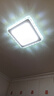 顾家led吸顶灯护眼普瑞轻奢仿水晶客厅卧室灯具45cm方-三色【包安装】 实拍图