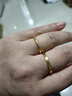 金小貅黄金戒指三生三世足金999光面素圈戒指经典条戒时尚送礼物送女友 1g，金重多退少补 光面圈戒 15号圈口 实拍图
